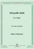 Schumann-Ich grolle nicht