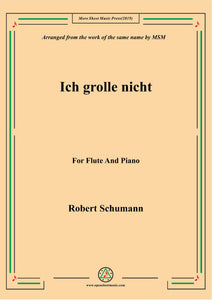 Schumann-Ich grolle nicht