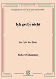 Schumann-Ich grolle nicht
