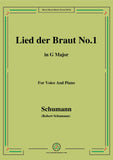 Schumann-Lied der Braut No.1