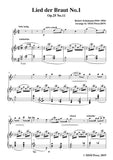 Schumann-Lied der Braut No.1