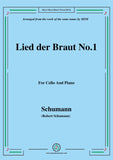 Schumann-Lied der Braut No.1,for Voice&Piano