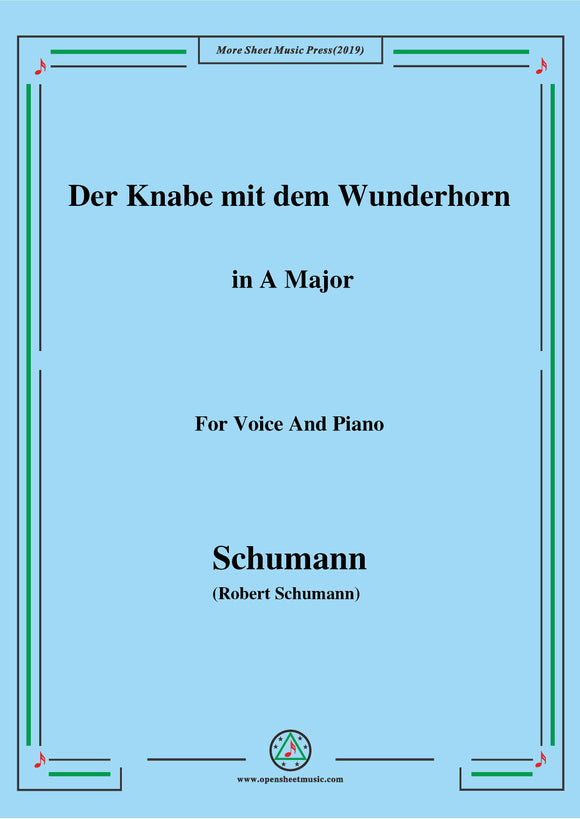 Schumann-Der Knabe mit dem Wunderhorn