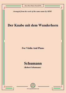 Schumann-Der Knabe mit dem Wunderhorn
