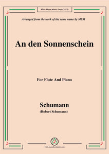 Schumann-An den Sonnenschein