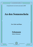 Schumann-An den Sonnenschein