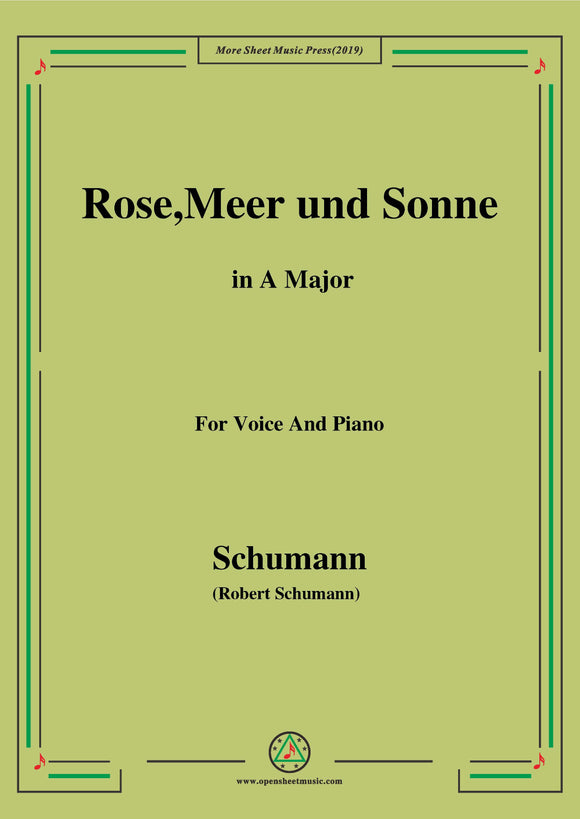 Schumann-Rose,Meer und Sonne