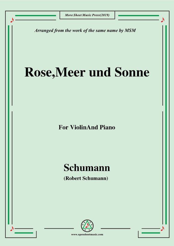 Schumann-Rose,Meer und Sonne