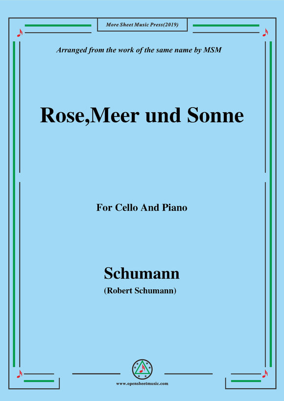 Schumann-Rose,Meer und Sonne