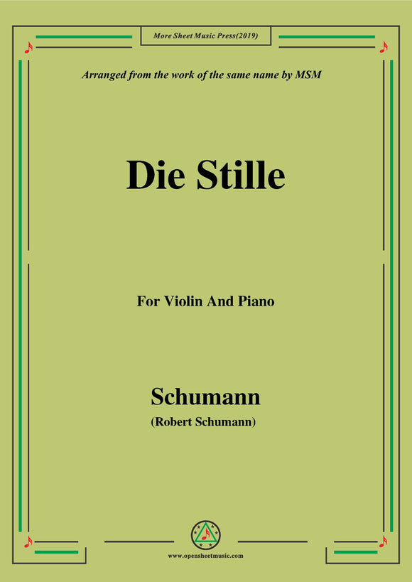 Schumann-Die Stille