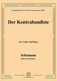 Schumann-Der Kontrabandiste,for Violin and Piano