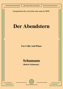 Schumann-Der Abendstern,Op.79,No.1,for Cello and Piano