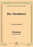 Schumann-Der Abendstern,Op.79,No.1,for Cello and Piano