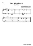 Schumann-Der Abendstern,Op.79,No.1,for Cello and Piano