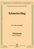 Schumann-Schmetterling,Op.79,No.2,for Violin and Piano