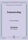 Schumann-Schmetterling,Op.79,No.2,for Cello and Piano