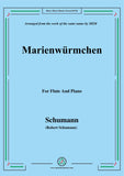 Schumann-Marienwürmchen,Op.79,No.14,for Flute and Piano