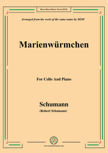 Schumann-Marienwürmchen,Op.79,No.14,for Cello and Piano