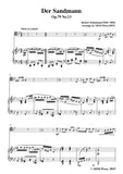 Schumann-Der Sandmann,Op.79,No.13,for Cello and Piano