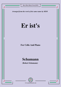 Schumann-Er ist's,Op.79,No.24,for Cello and Piano