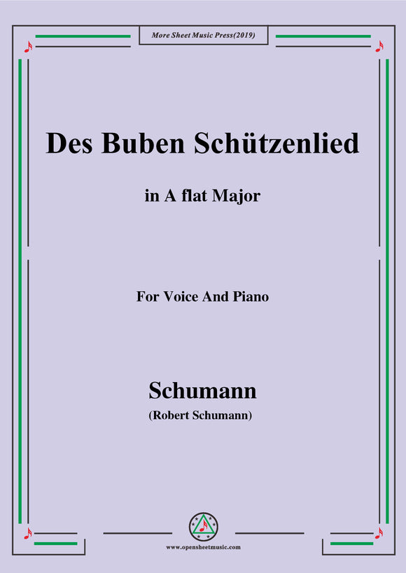 Schumann-Des Buben Schützenlied,Op.79,No.26