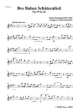 Schumann-Des Buben Schützenlied,Op.79,No.26,for Violin and Piano