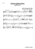 Schumann-Schneeglöckchen,Op.79,No.27,for Violin and Piano