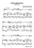 Schumann-Schneeglöckchen,Op.79,No.27,for Cello and Piano