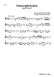 Schumann-Schneeglöckchen,Op.79,No.27,for Cello and Piano