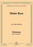 Schumann-Meine Rose,for Cello and Piano