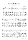 Schumann-Provenzalisches Lied,Op.139 No.4,in B flat Major