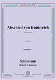 Schumann-Abschied von frankreich,Op.135 No.1 in e minor