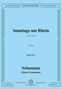 Schumann-Sonntags am Rhein,Op.36,No.1 in D Major