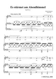 Schumann-Es stürmet am Abendhimmel,Op.89 No.1,in c sharp minor