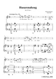 Schumann-Husarenabzug Op.125 No.5,in B flat Major,for Voice&Piano