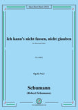 Schumann-Ich kanns nicht fassen,nicht giauben,Op.42 No.3