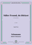 Schumann-Sußer Freund,du blickest,Op.42 No.6