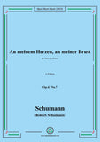 Schumann-An meinem Herzen,an meiner Brust,Op.42 No.7