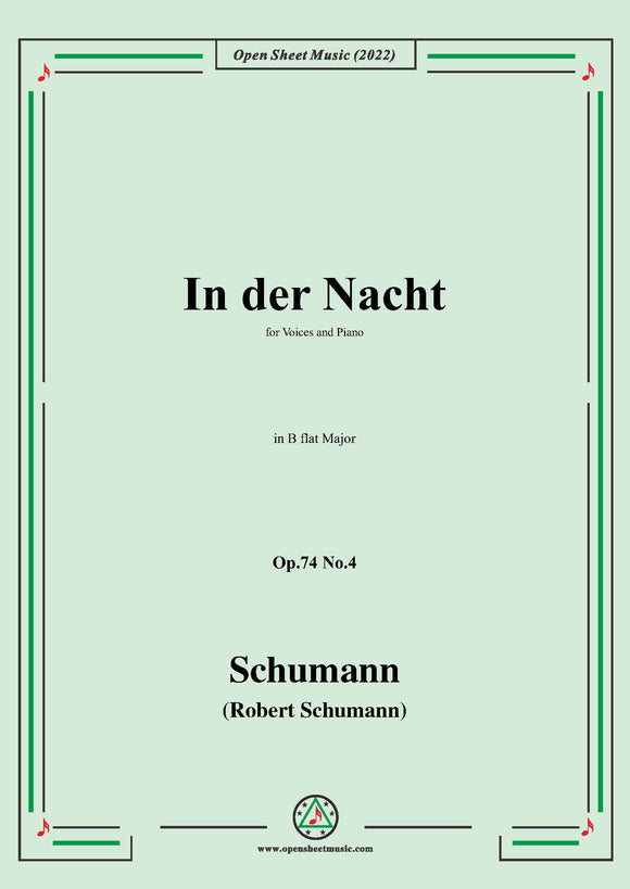 Schumann-In der Nacht,Op.74 No.4
