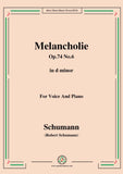 Schumann-Melancholie,Op.74 No.6