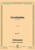 Schumann-Gestandnis,Op.74 No.7