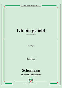 Schumann-Ich bin geliebt,Op.74 No.9