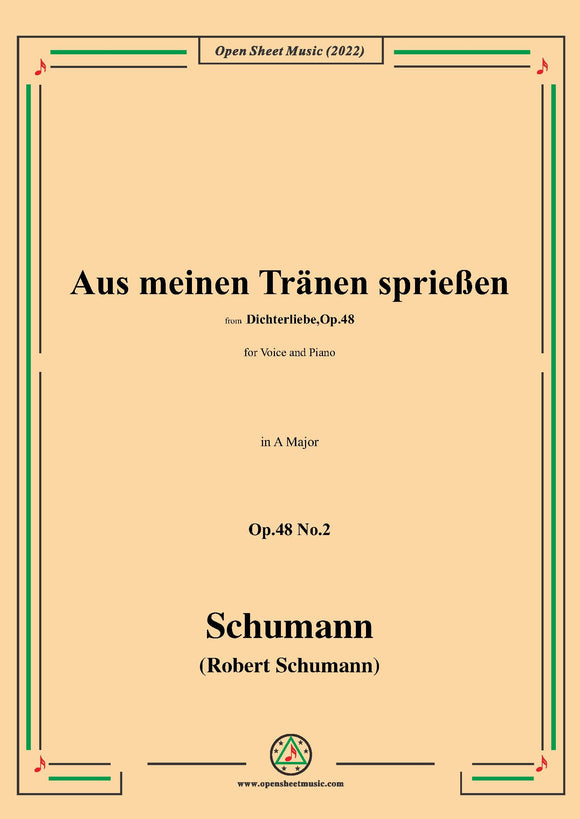 Schumann-Aus meinen Tranen sprießen,Op.48 No.2