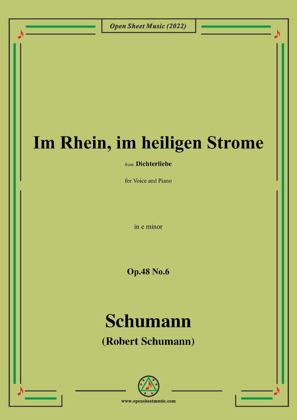 Schumann-Im Rhein,im heiligen Strome,Op.48 No.6