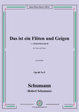 Schumann-Das ist ein Floten und Geigen,Op.48 No.9