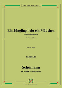 Schumann-Ein Jungling liebt ein Madchen,Op.48 No.11