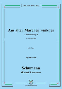 Schumann-Aus alten Marchen winkt es,Op.48 No.15