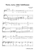 Schumann-Warte,warte,wilder Schiffsmann,Op.24 No.6