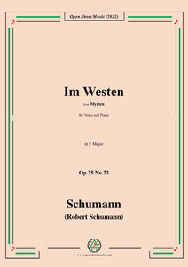 Schumann-Im Westen,Op.25 No.23