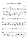 Schumann-Die feindlichen Bruder,for Voice and Piano